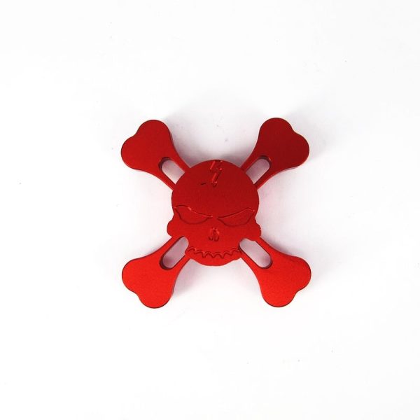Fidget spinner - Skull (red)
