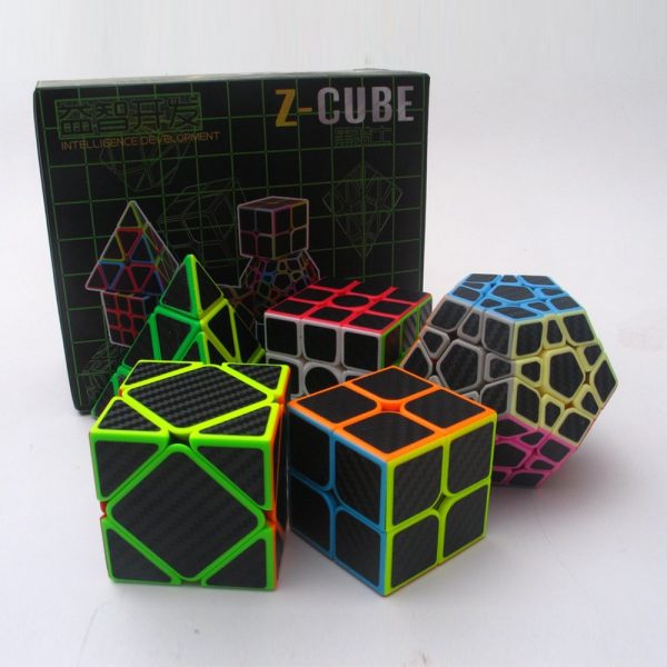 Z cube sets with carbon stickers (5pcs)