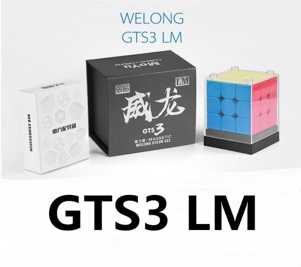 Nuevo GTS3 LM MoYu Weilong GTS V3 3x3x3 magntico rompecabezas de cubo GTS3LM profesional GTS 3 LM 3x3 velocid