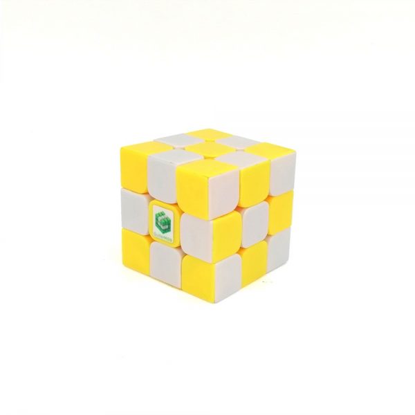 Cubo Illusion 3x3 (Amarillo y Blanco)